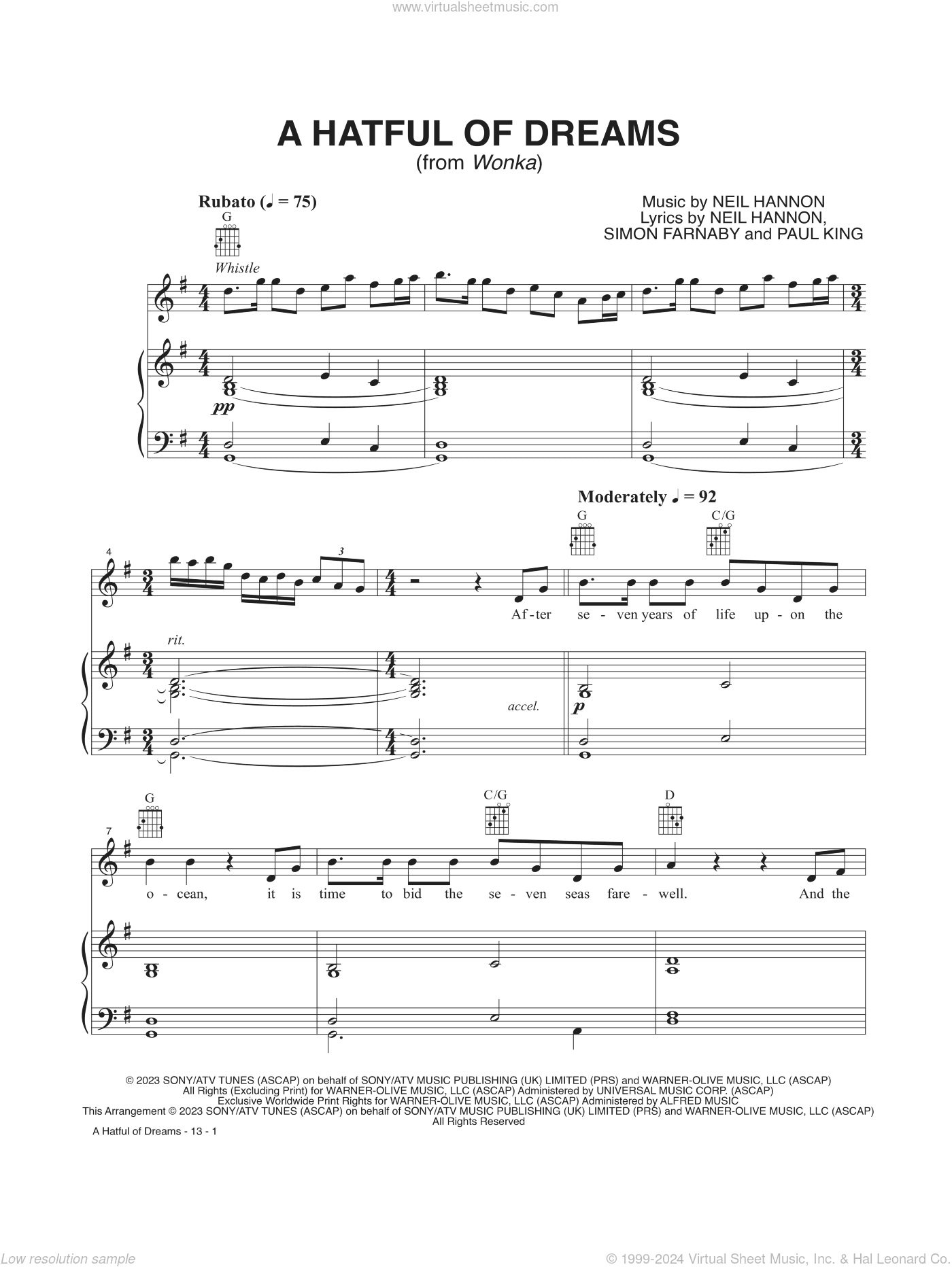 A Hatful Of Dreams (from Wonka)