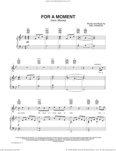 For A Moment (from Wonka)