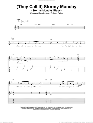 (They Call It) Stormy Monday (Stormy Monday Blues)