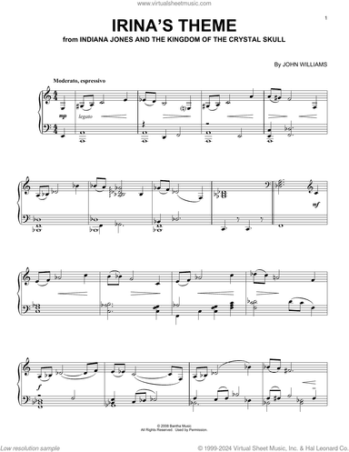 Irina's Theme (from Indiana Jones - Kingdom of the Crystal Skull)