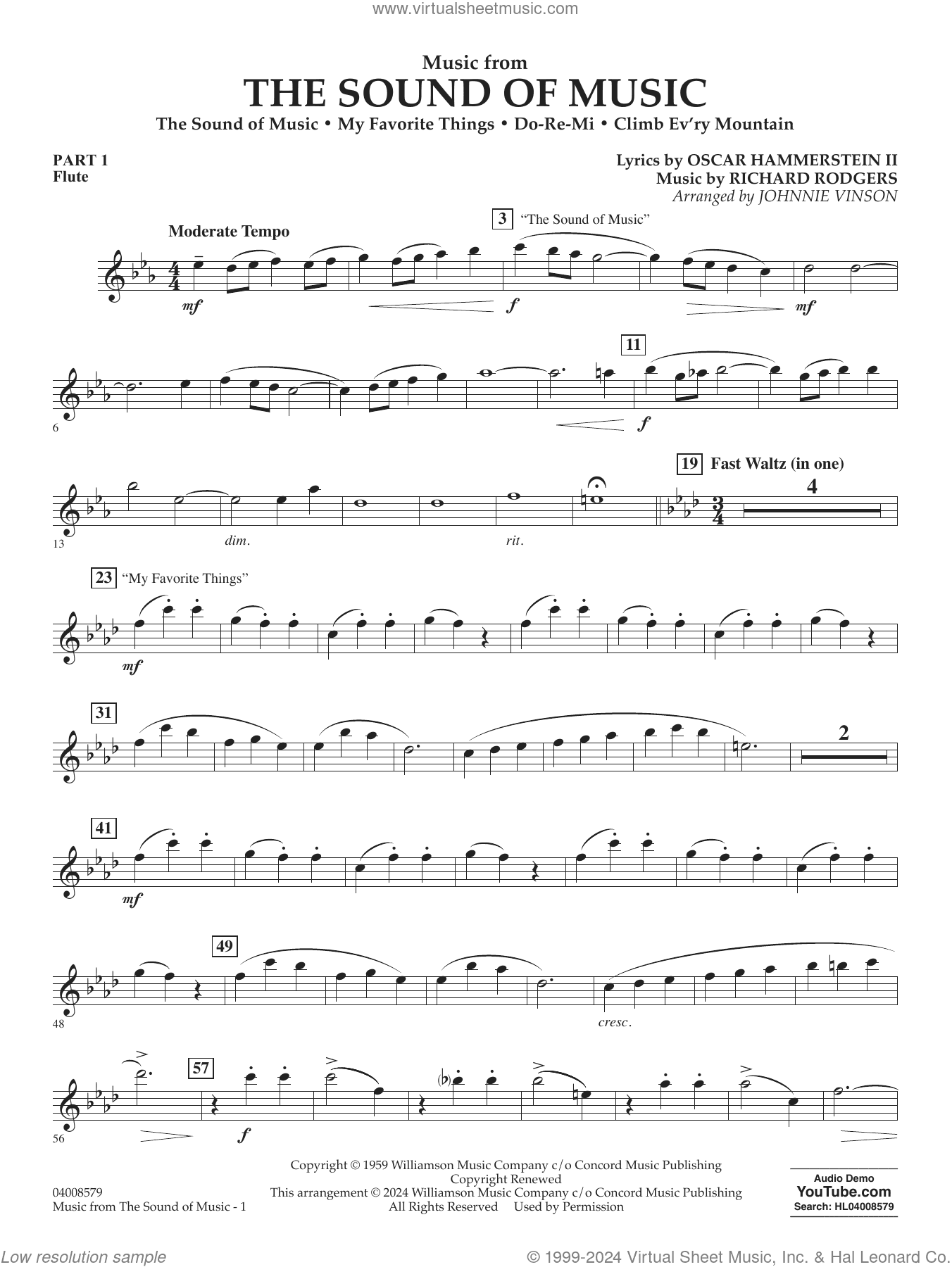 Music from The Sound Of Music (arr. Vinson)