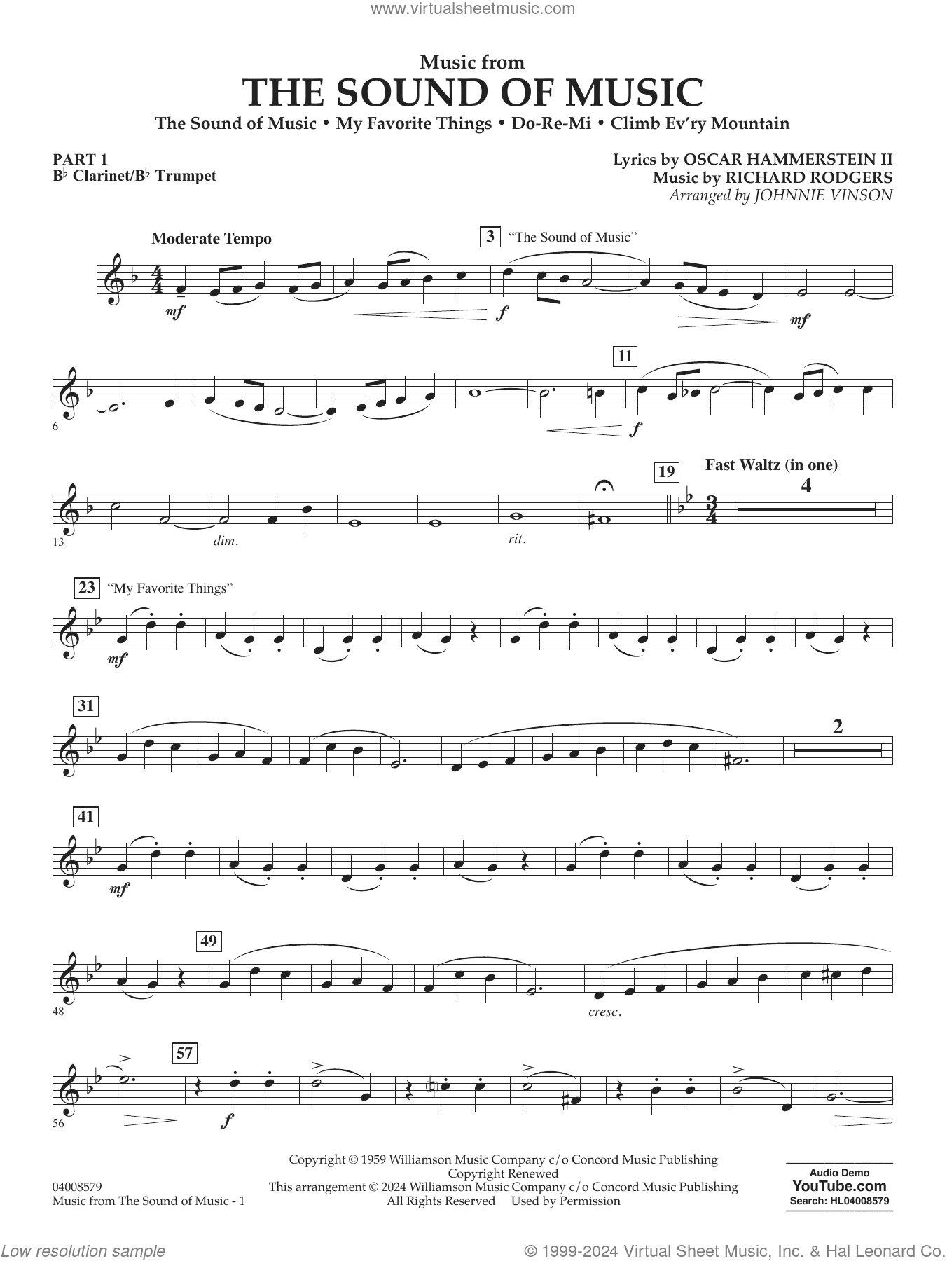 Music from The Sound Of Music (arr. Vinson)