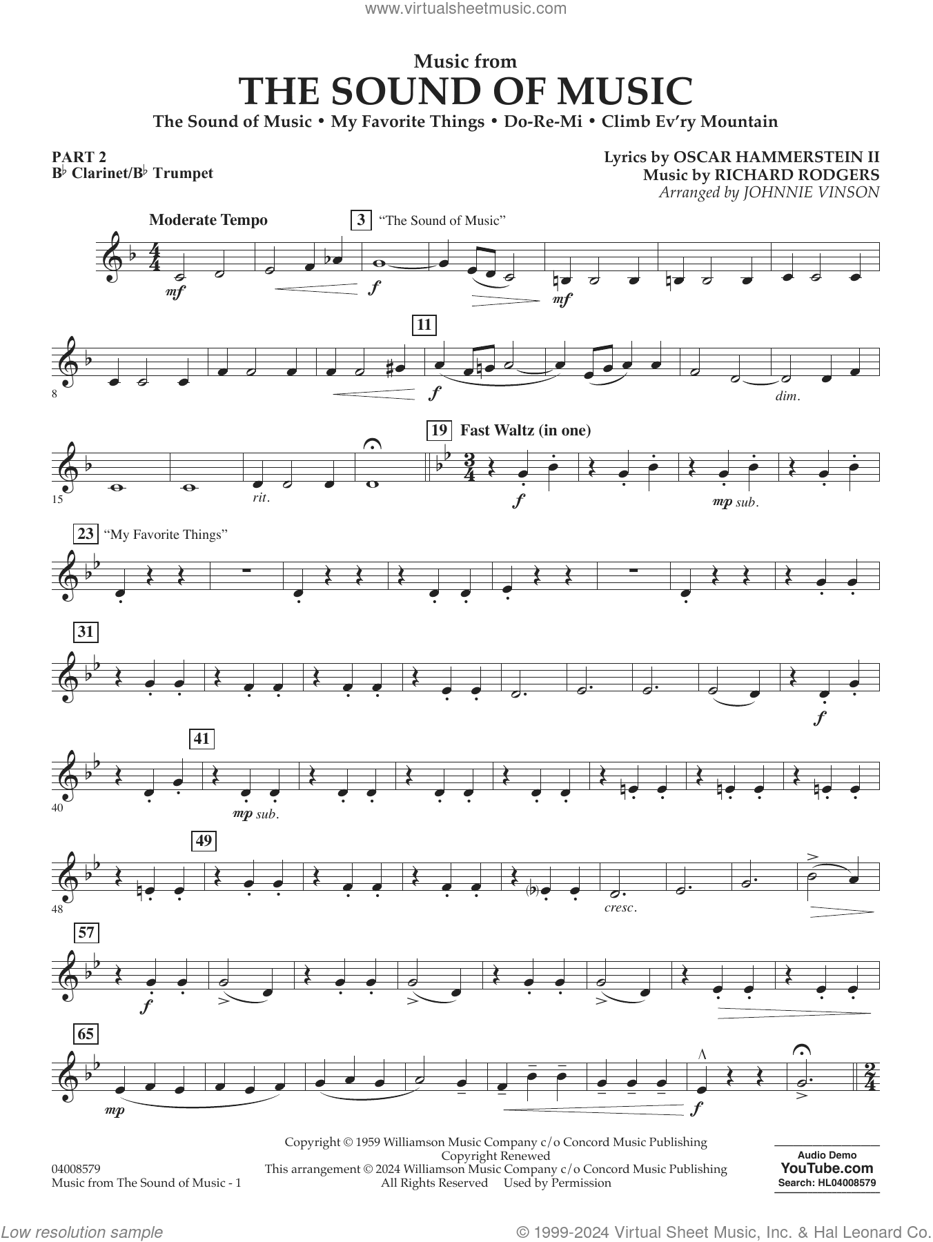 Music from The Sound Of Music (arr. Vinson)