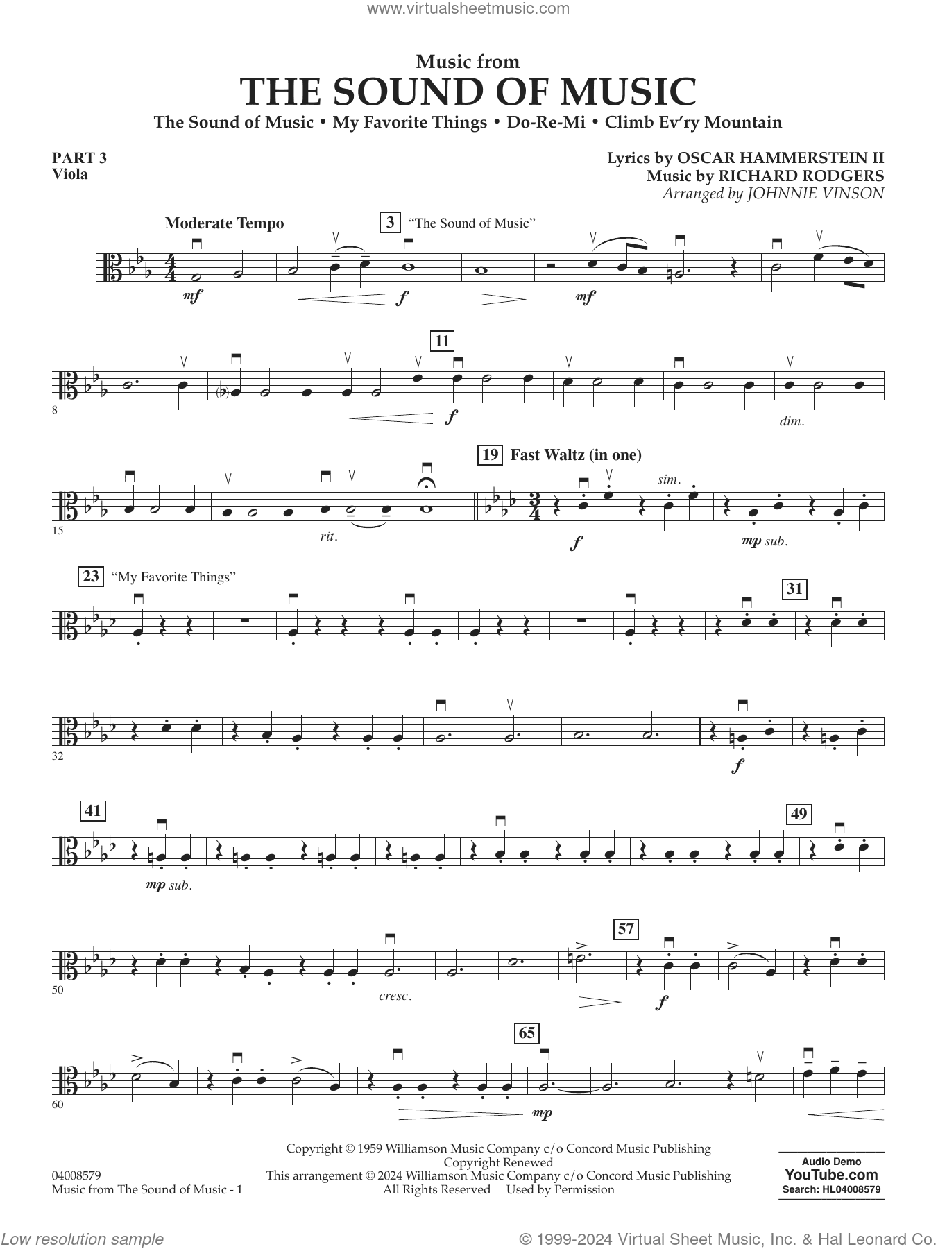 Music from The Sound Of Music (arr. Vinson)