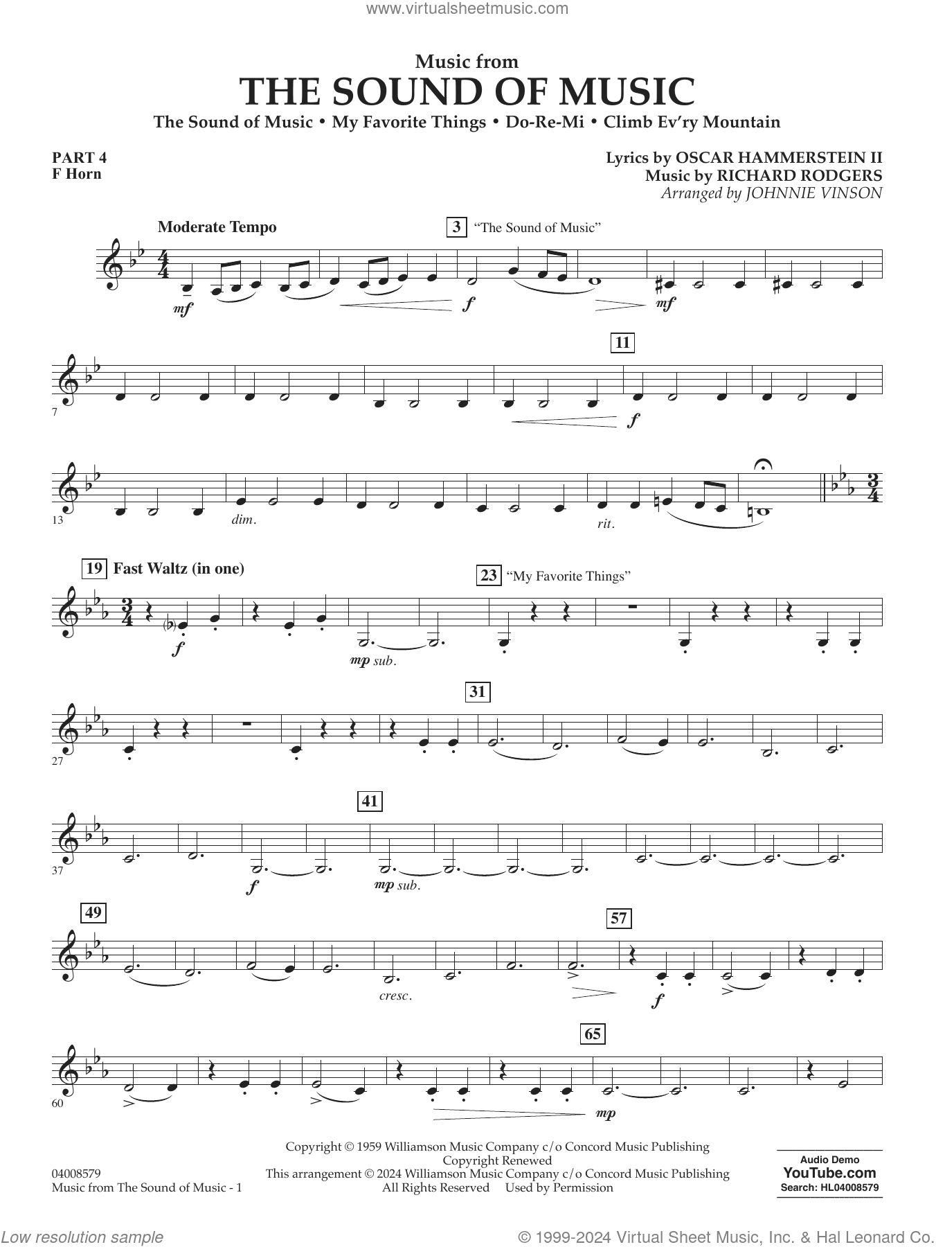 Music from The Sound Of Music (arr. Vinson)