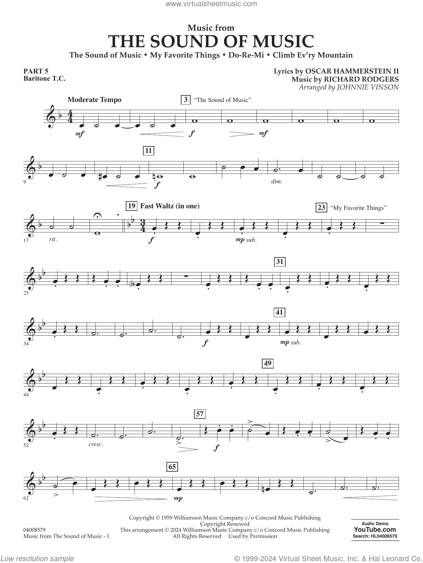 Music from The Sound Of Music (arr. Vinson)