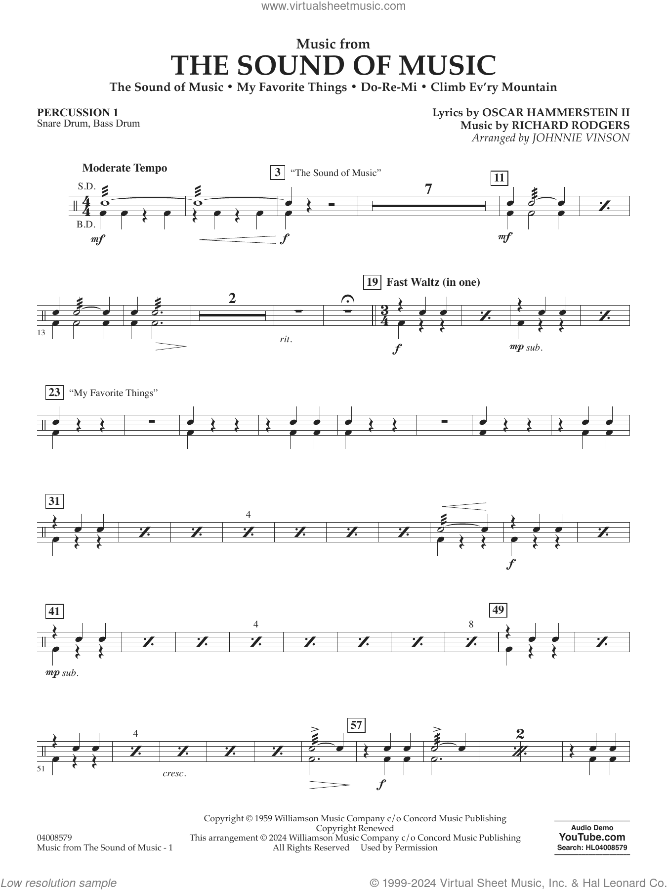 Music from The Sound Of Music (arr. Vinson)