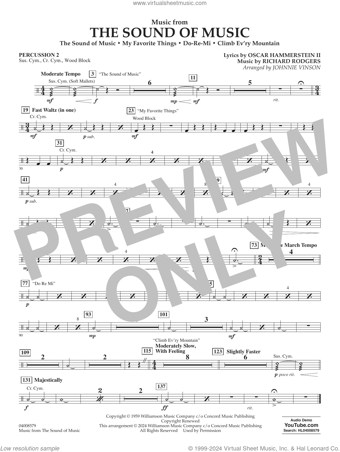 Music from The Sound Of Music (arr. Vinson)