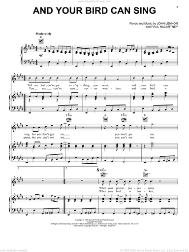 And Your Bird Can Sing