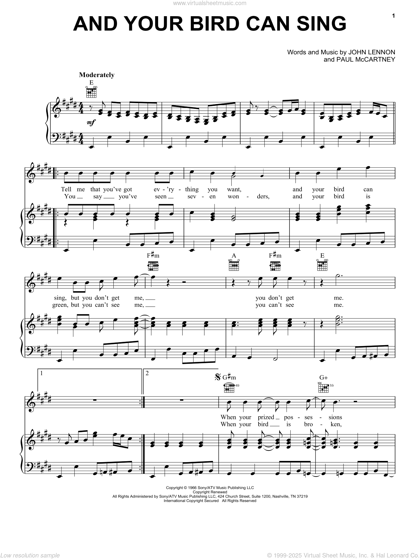 And Your Bird Can Sing