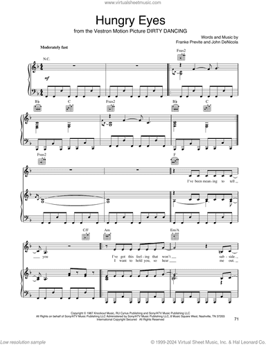 Hungry Eyes (from Dirty Dancing)