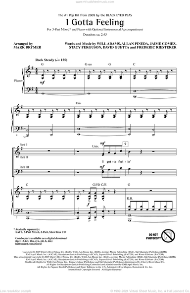 I Gotta Feeling (arr. Mark Brymer)