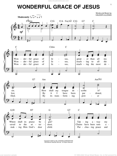 Wonderful Grace Of Jesus