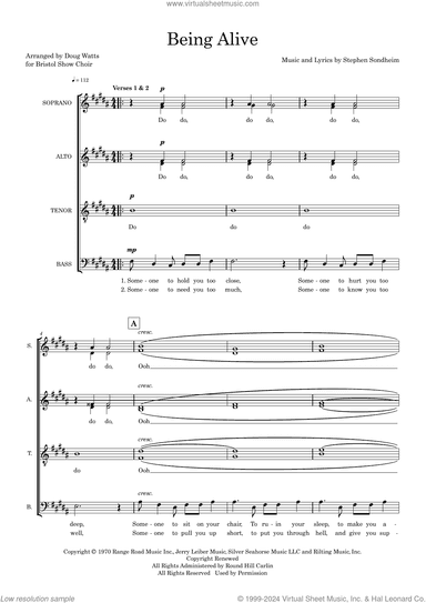 Being Alive (arr. Doug Watts)