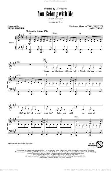 You Belong With Me