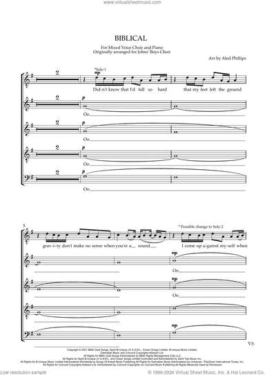 Biblical (arr. Aled Phillips) (COMPLETE)