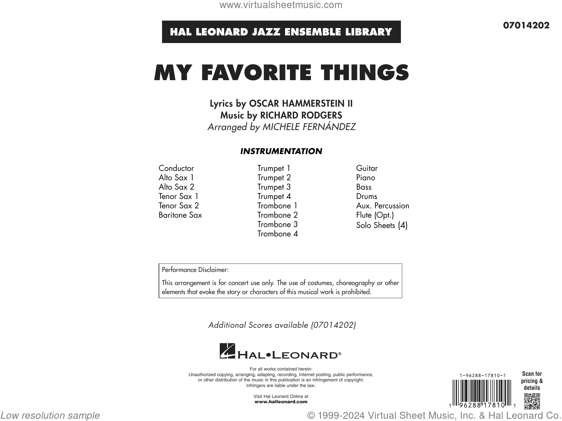 My Favorite Things (arr. Michele Fernandez)