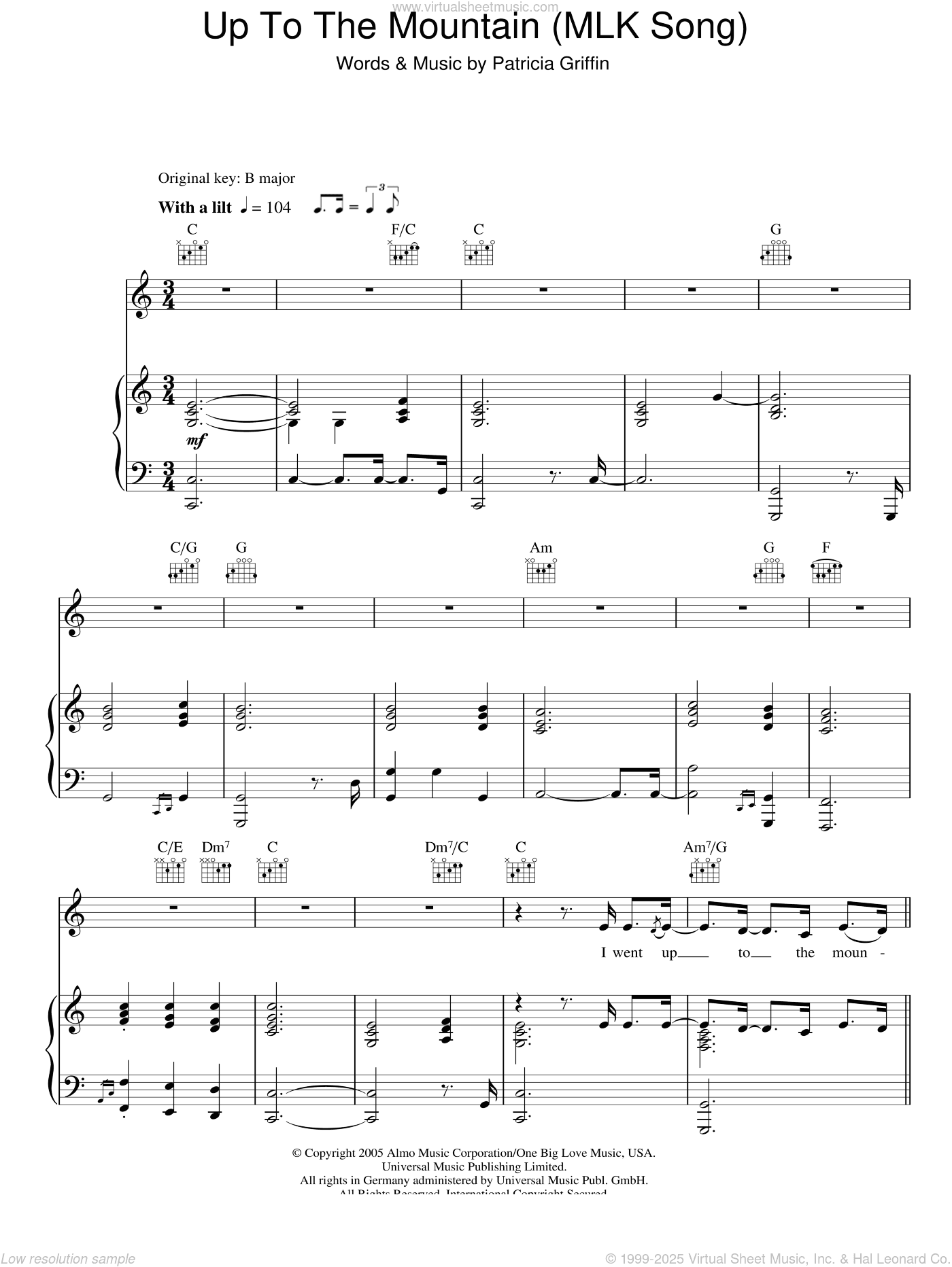 Up The Mountain (MLK Song)