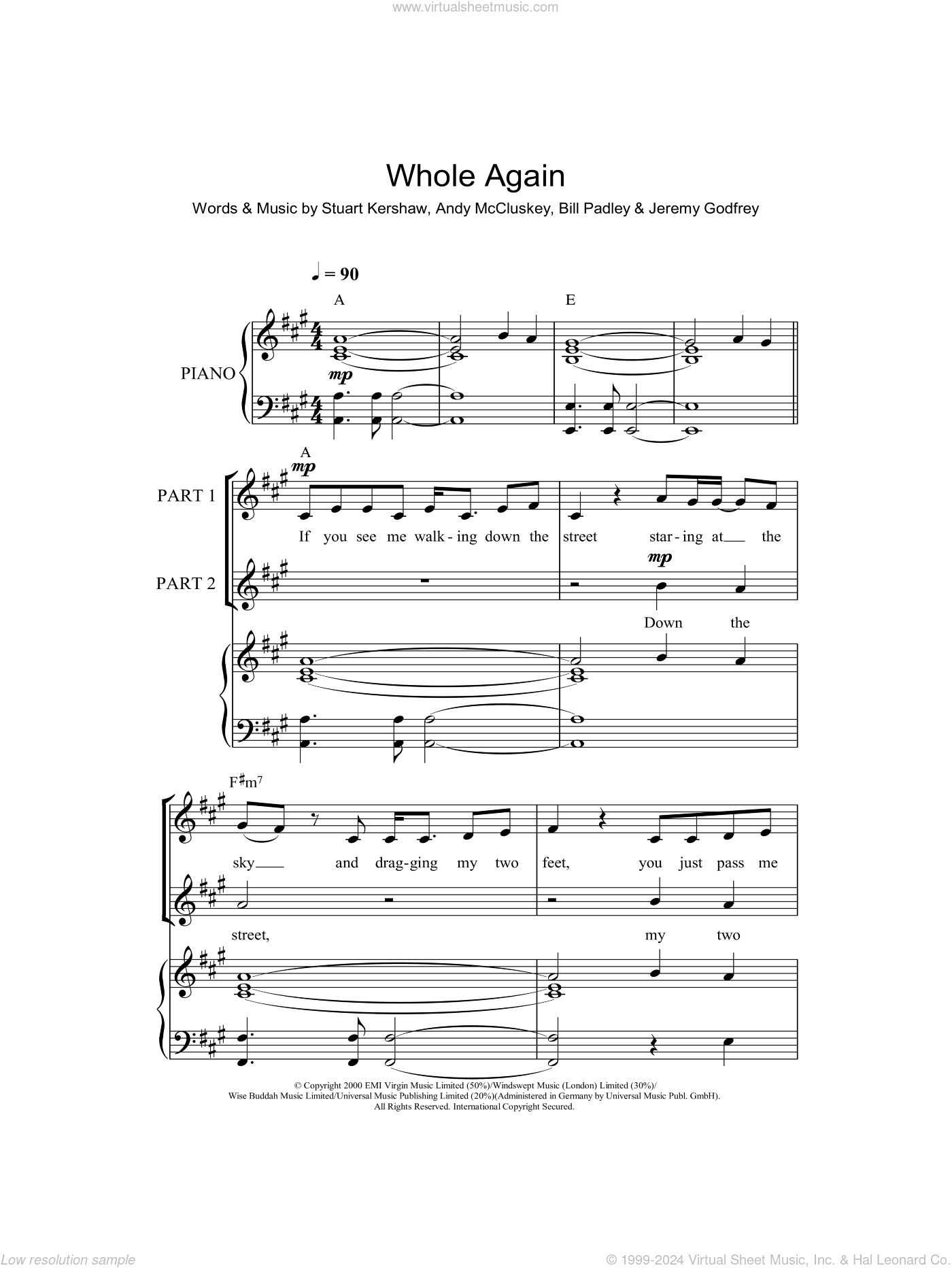 Whole Again (arr. Rick Hein)