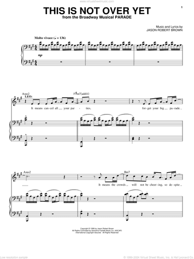 This Is Not Over Yet (from Parade)