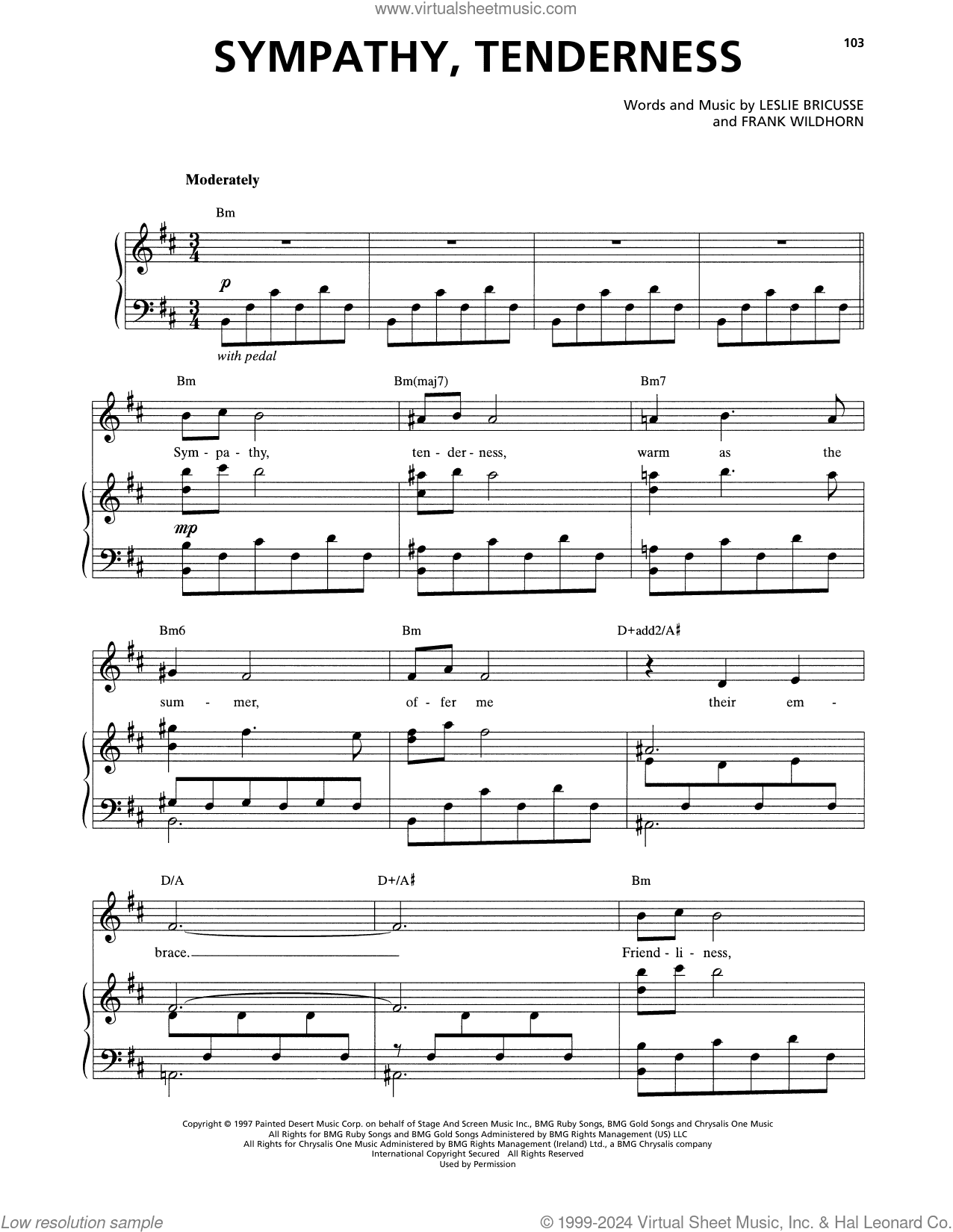 Sympathy, Tenderness (from Jekyll and Hyde)