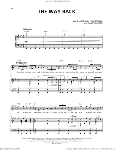 The Way Back (from Jekyll and Hyde)