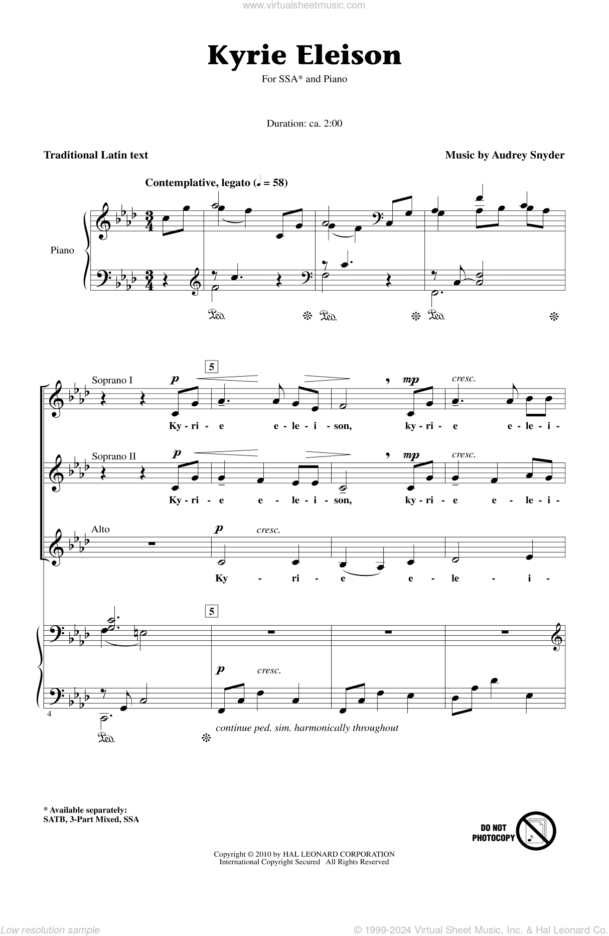 Kyrie Eleison