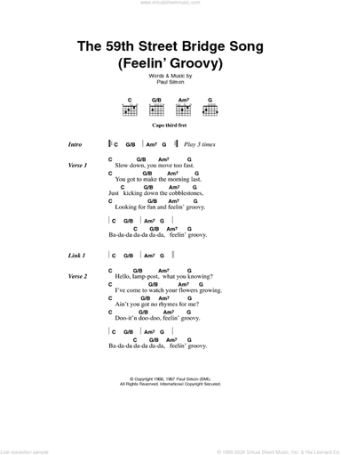 The 59th Street Bridge Song (Feelin' Groovy)