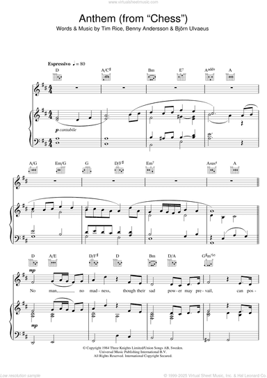 Anthem (from Chess)
