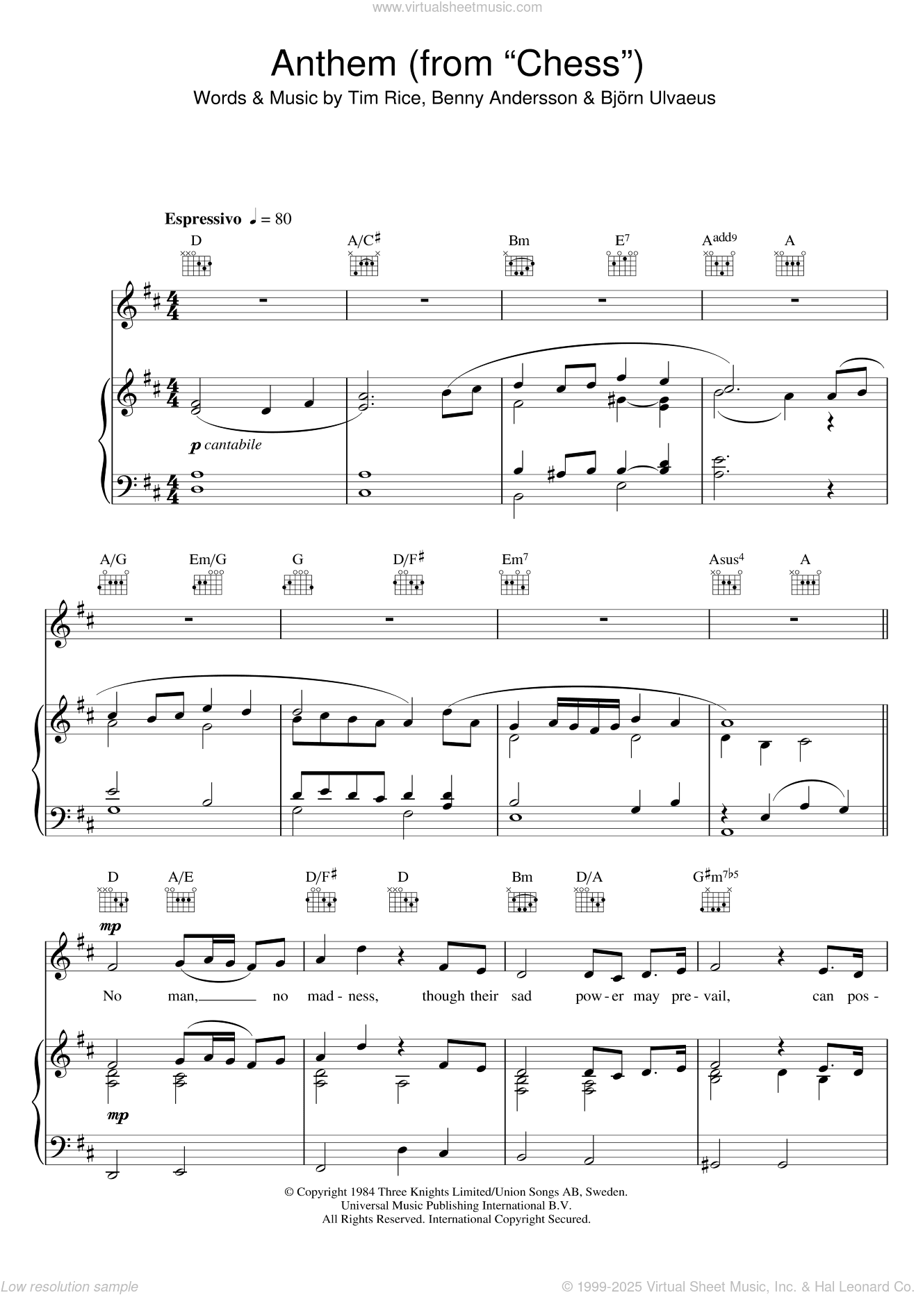 Anthem (from Chess)