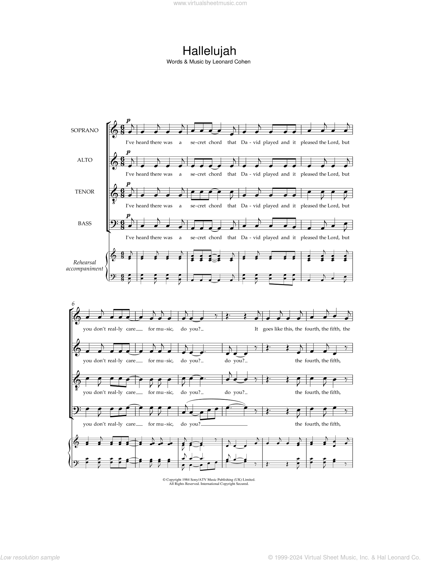 Hallelujah (arr. Barrie Carson Turner)