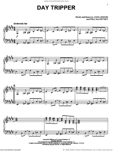 Day Tripper, (intermediate)