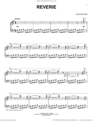 Reverie, (intermediate)