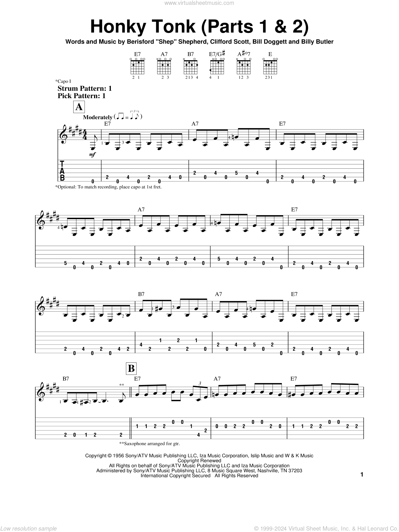 Honky Tonk (Parts 1 and 2)