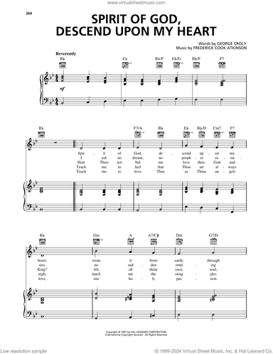 Spirit Of God, Descend Upon My Heart
