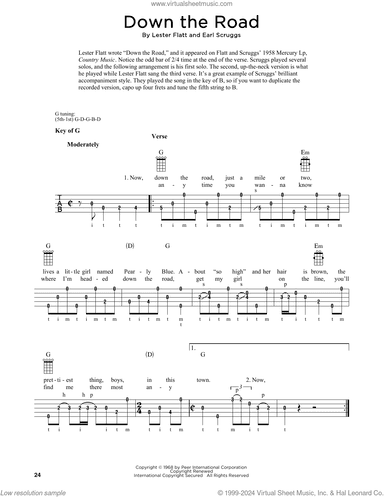 Down The Road (arr. Fred Sokolow)