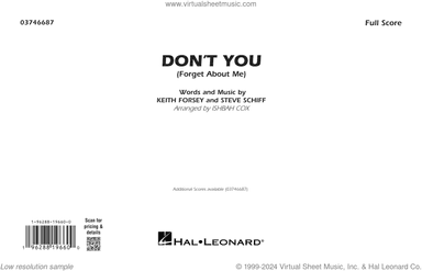 Don't You (Forget About Me) (arr. Ishbah Cox)