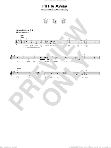 I'll Fly Away (arr. Fred Sokolow)