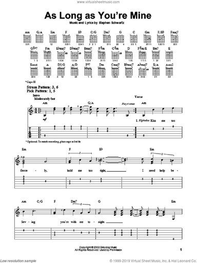 As Long As You're Mine (from Wicked)
