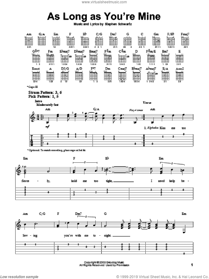 As Long As You're Mine (from Wicked)