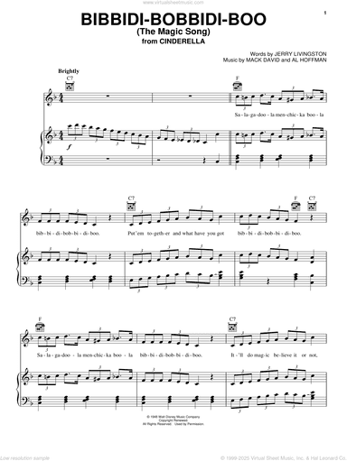 Bibbidi-Bobbidi-Boo (The Magic Song) (from Cinderella)