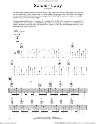 Soldier's Joy (arr. Fred Sokolow)