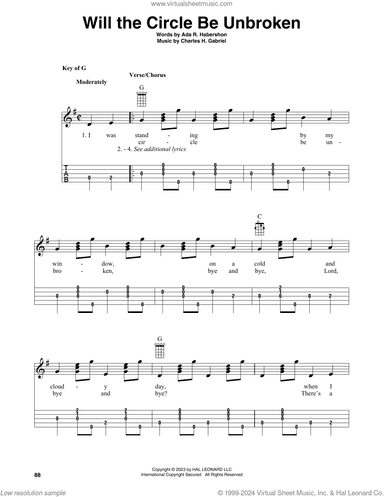 Will The Circle Be Unbroken (arr. Fred Sokolow)