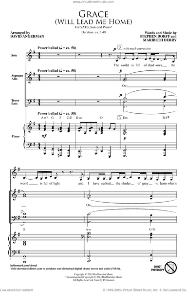 Grace (Will Lead Me Home) (arr. David Angerman)