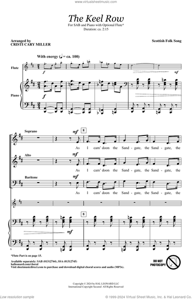 The Keel Row (arr. Cristi Cary Miller)
