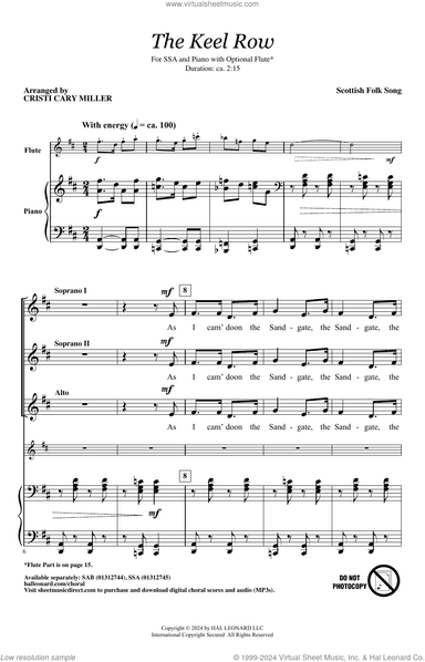 The Keel Row (arr. Cristi Cary Miller)