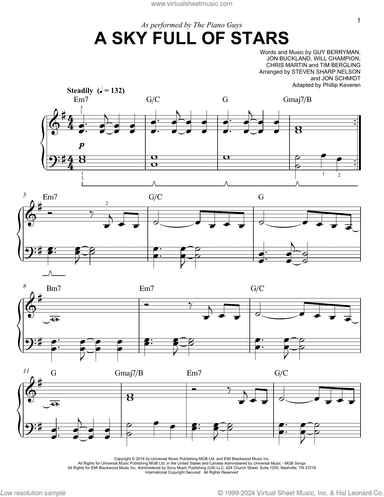 A Sky Full Of Stars (arr. Phillip Keveren)