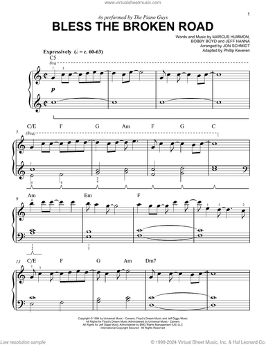 Bless The Broken Road (arr. Phillip Keveren)