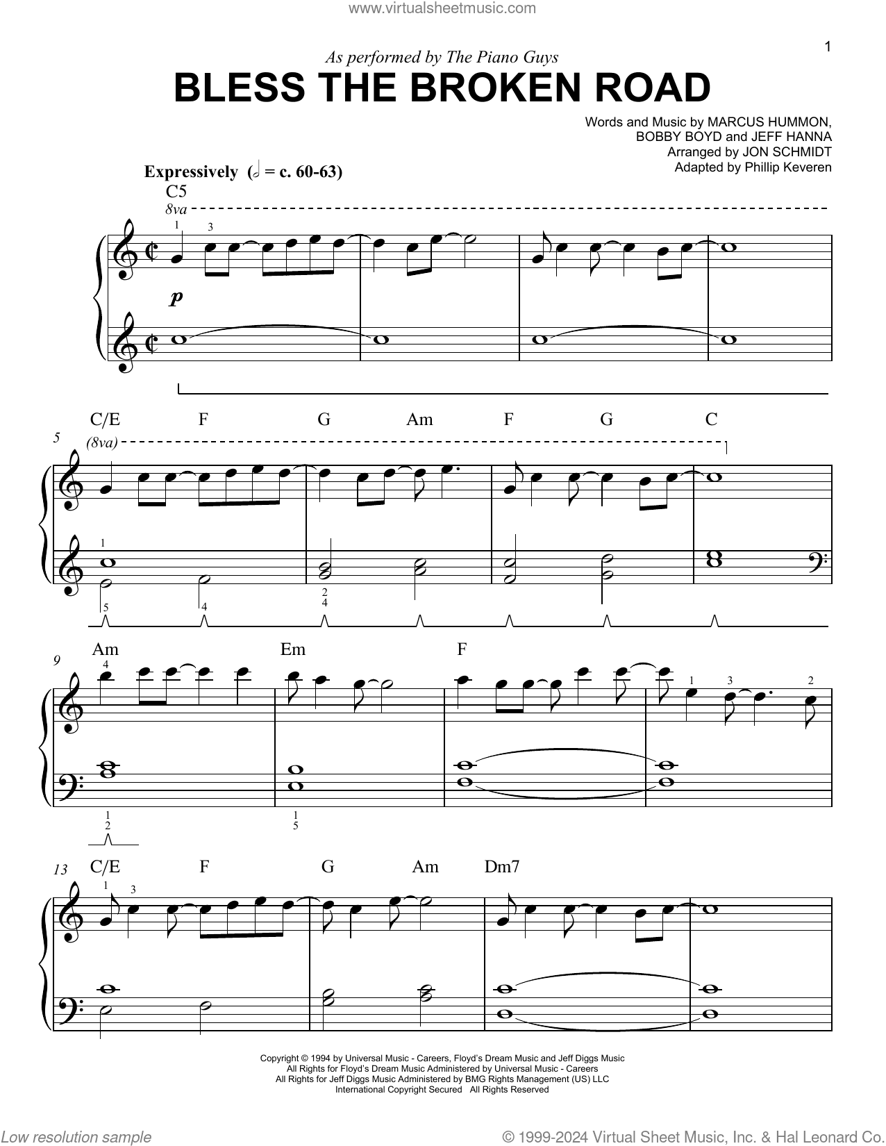Bless The Broken Road (arr. Phillip Keveren)