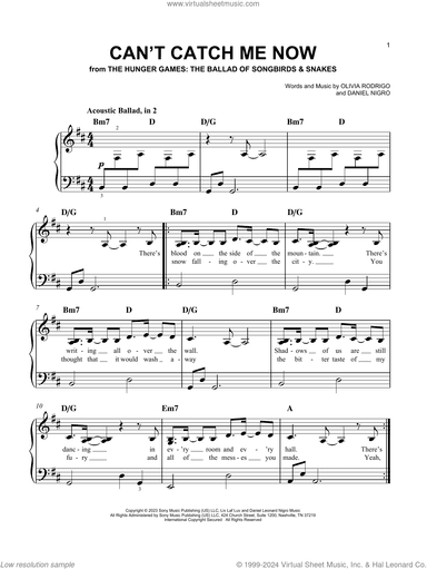 Can't Catch Me Now (from The Hunger Games: The Ballad of Songbirds and Snakes)